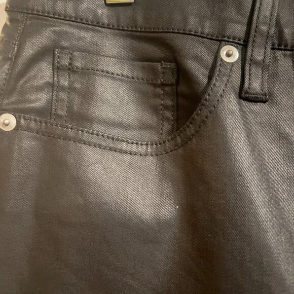 Banana Republic Curvy High Rise Slim Size 32/14 Black - Picture 4 of 14